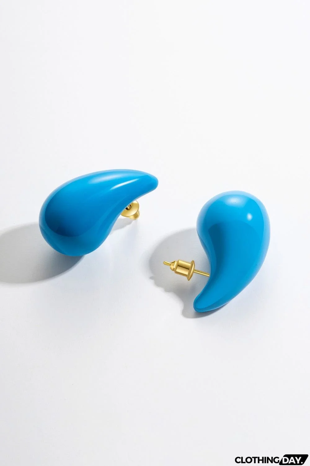 Big Size Water Drop Brass Earrings