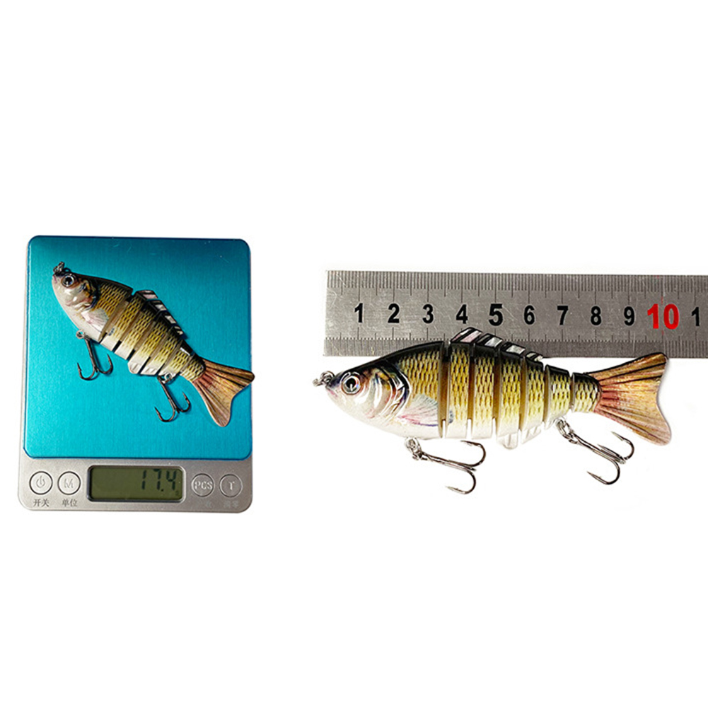 

Sinking Wobblers Fishing Lures Multi Jointed Swimbait Pike Bass Hard Bait, Colour 1, 501 Original