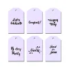 6PCS Colorful Birthday Party Gift Wrapping Congrats Cards