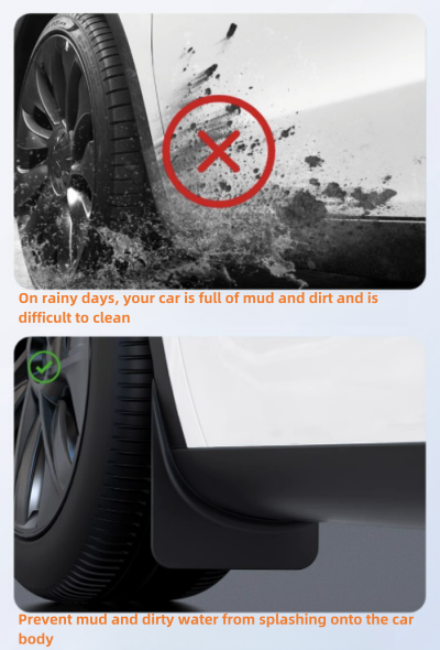 Car logo anti-sand protection car paint fender (4PCS)