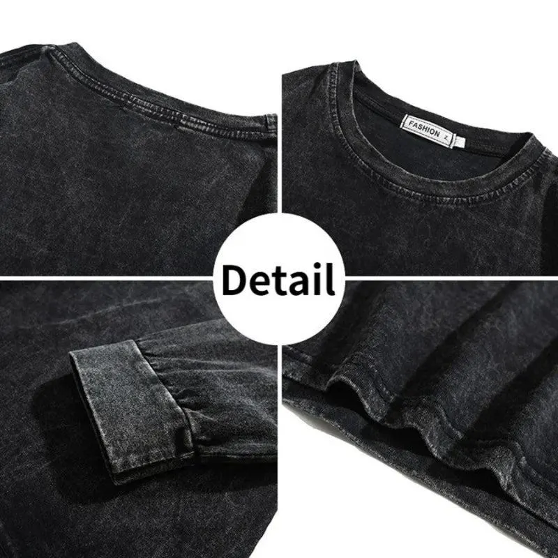 Brownm Oversized Distressed Basic Tee