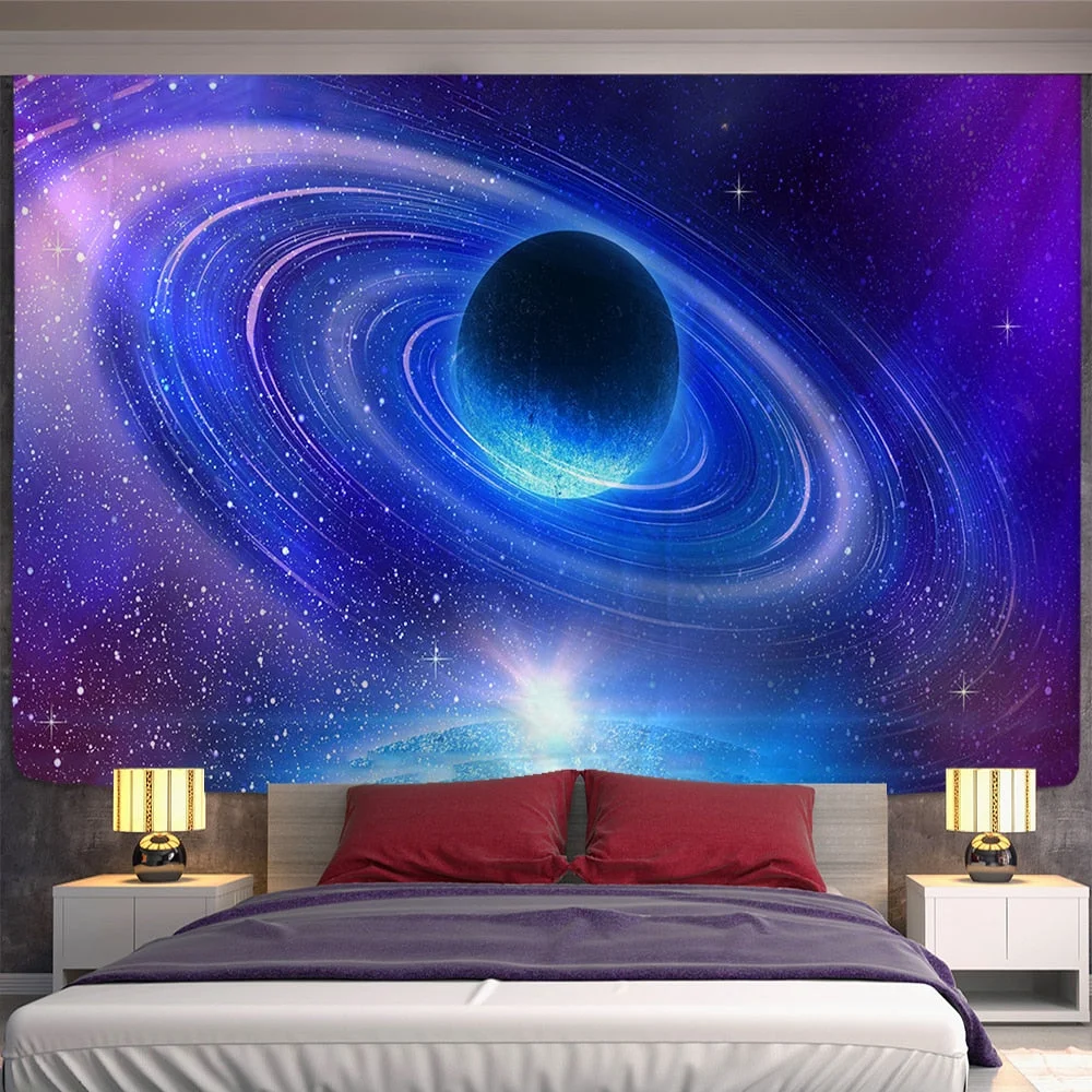 Tapestry psychedelic pattern yoga throw beach throw carpet Hippie Home Decor Wall Tapestry Blanket Galaxy Hanging Wall Tapestry