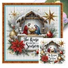 (US Local)Jesus-14CT Stamped Cross Stitch Kit(40x40cm)
