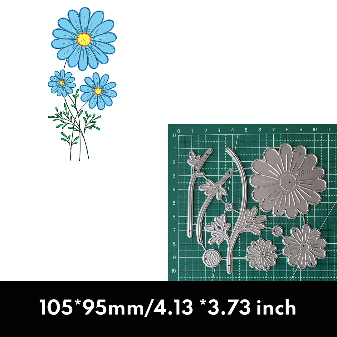 Nigikala Camomile Flowers Crafting Dies Emboss Stencil For Metal Cutting Dies Diy Die Scrapbooking Paper Cut Latest