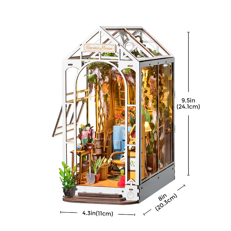 Rolife Flower House DIY Book Nook Shelf Insert TGB06 - Robotime Europe