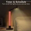 RGB Smart Atmosphere Desk Lamp, Desktop Reading Lamp, WiFi Bedside Night Light, Rotatable Atmosphere Lamp