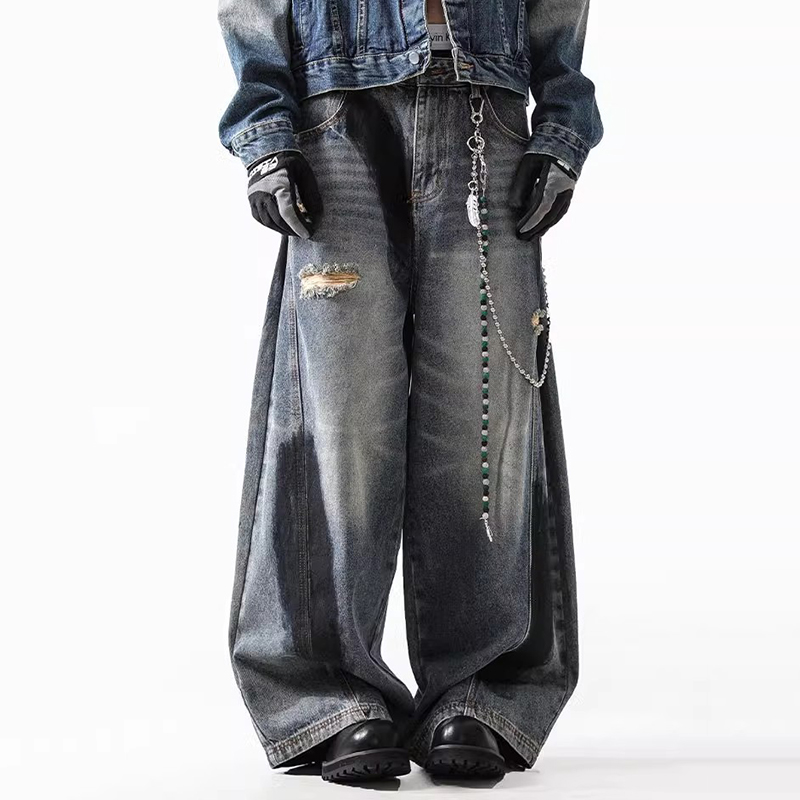American Retro High Street Cleanfit Scimitar Wide Leg Jeans