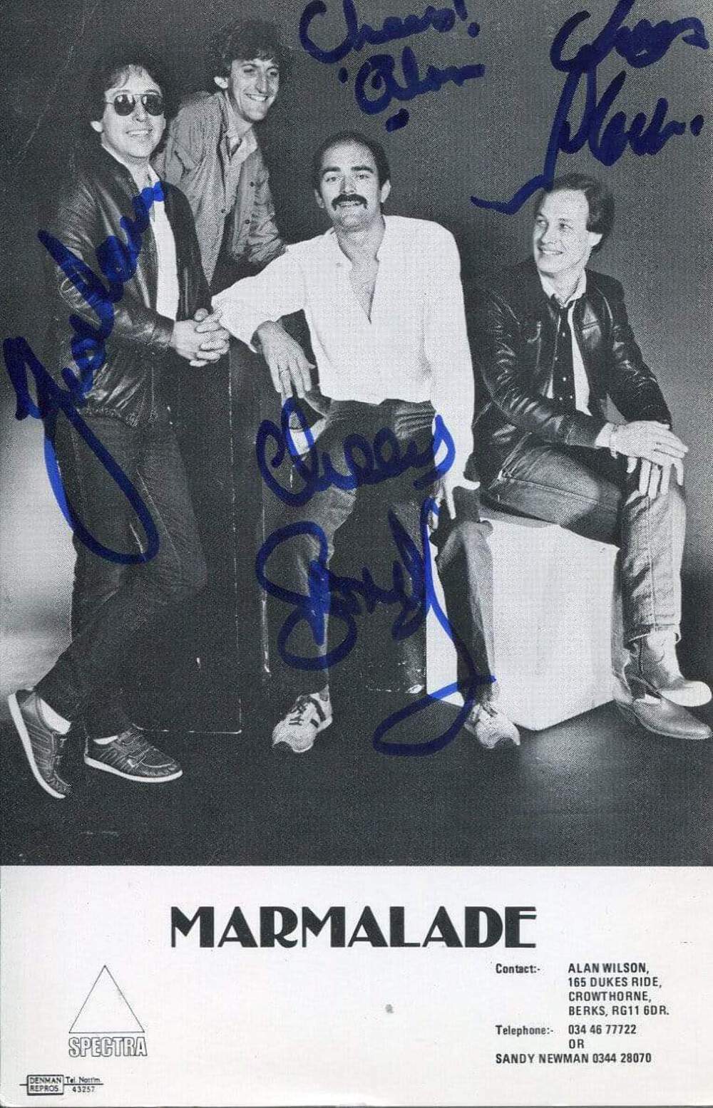 Marmalade POP ROCK autographs, signed vintage Photo Poster painting