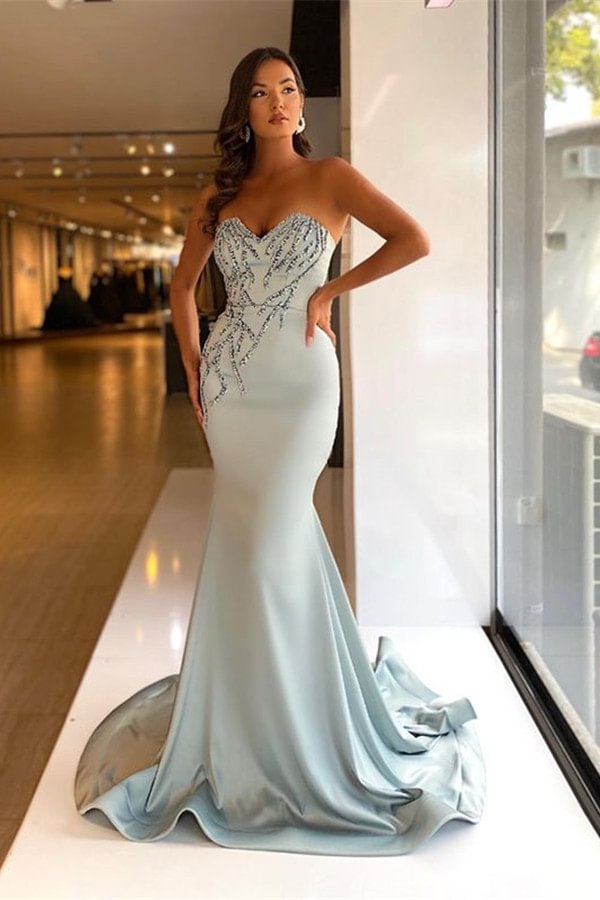 Stunning Sweetheart Beadings Mermaid Prom Dress Long On Sale - lulusllly