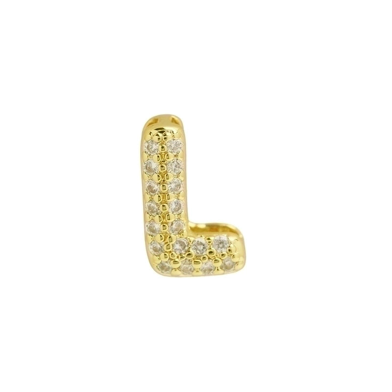 1 Piece Copper Zircon Letter Jewelry Accessories Pendant Chain