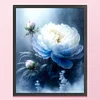 White Peony Flower - 11CT Stamped Cross Stitch 40*50cm/15.75*19.69in