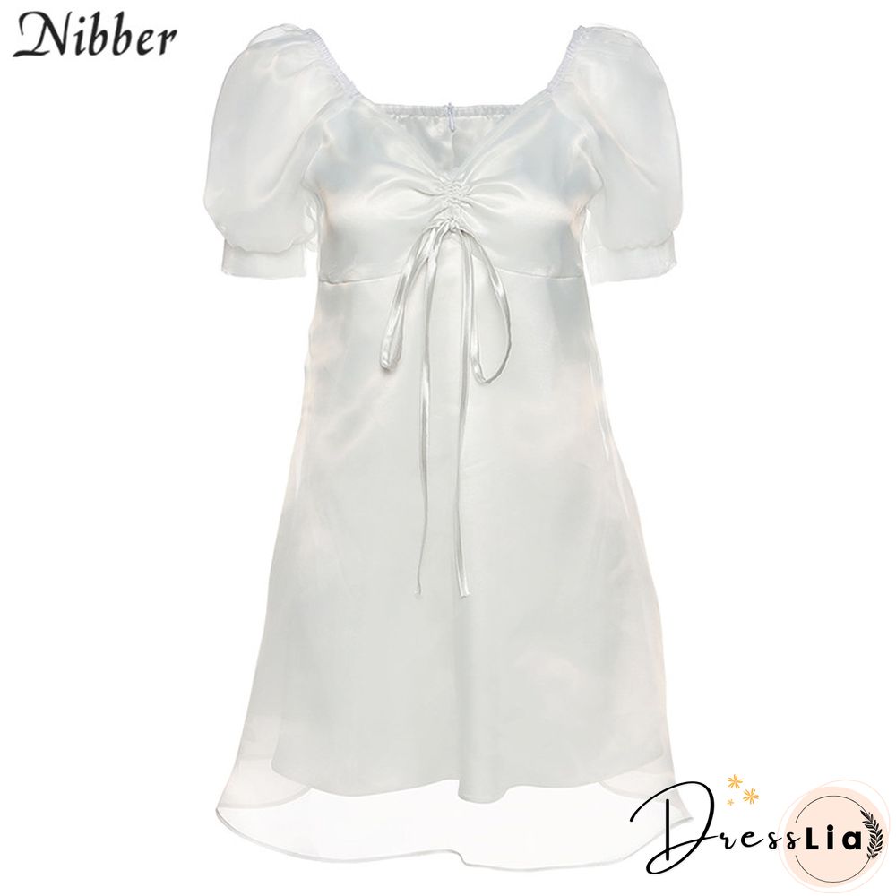 NibberSweet KoreanStylePleatedDressWomensummerNewCasualClubParty