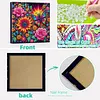 Diamond Painting-DIY Special Shaped Drill Sunflower & Rose Colorful with Frame(29x29cm)