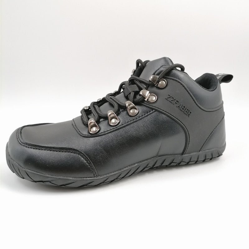 ZZFABER Waterproof  Woman boots Womens Barefoot Hiking Shoes Ankle Boots Outdoor Flexible Climbing Sneakers Mild Winter Boots