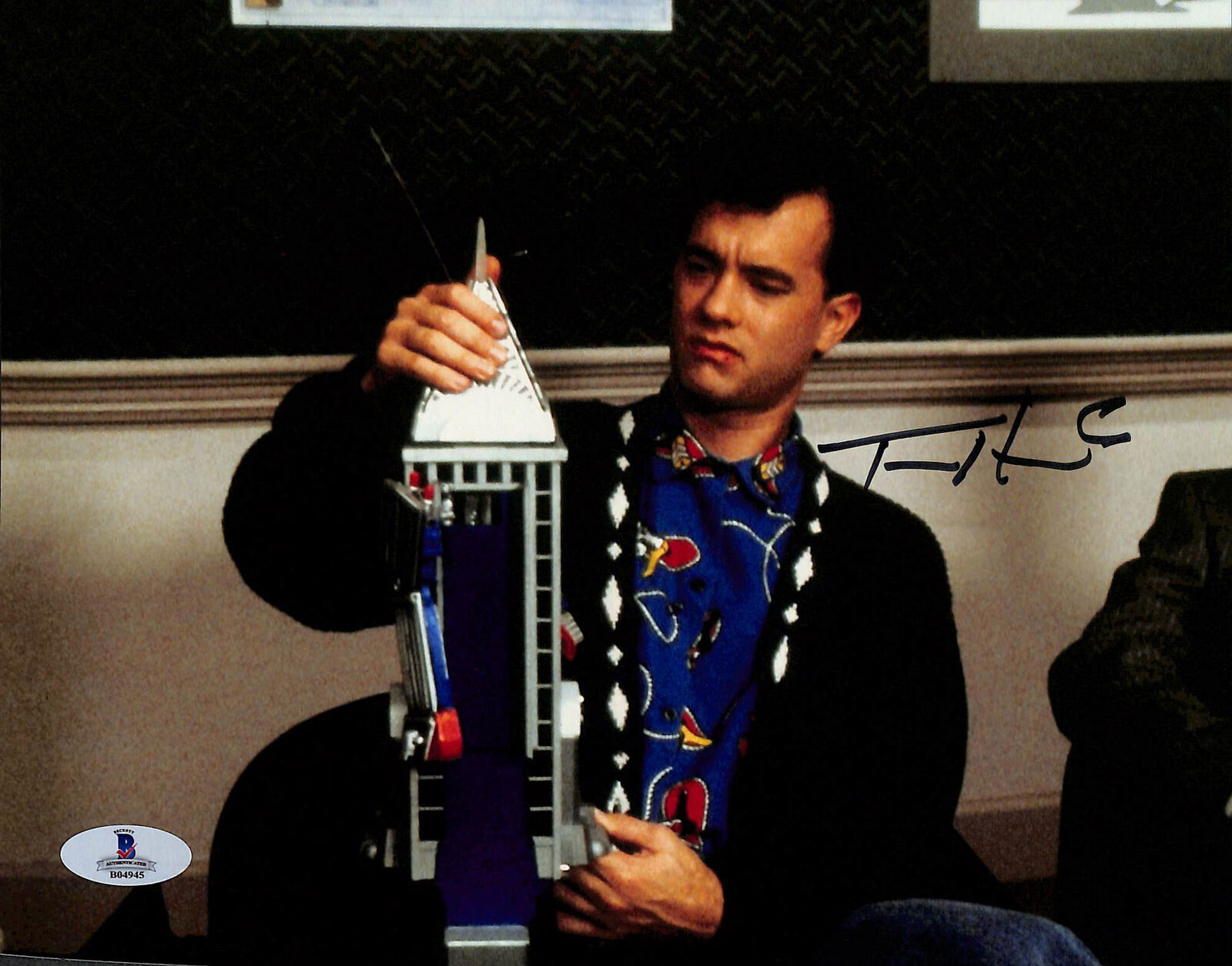 Tom Hanks Big Authentic Signed 8x10 Photo Poster painting Autographed BAS #B04945