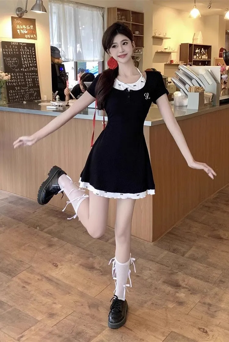 Everyday Knit A - Line Dress for Spring and Summer