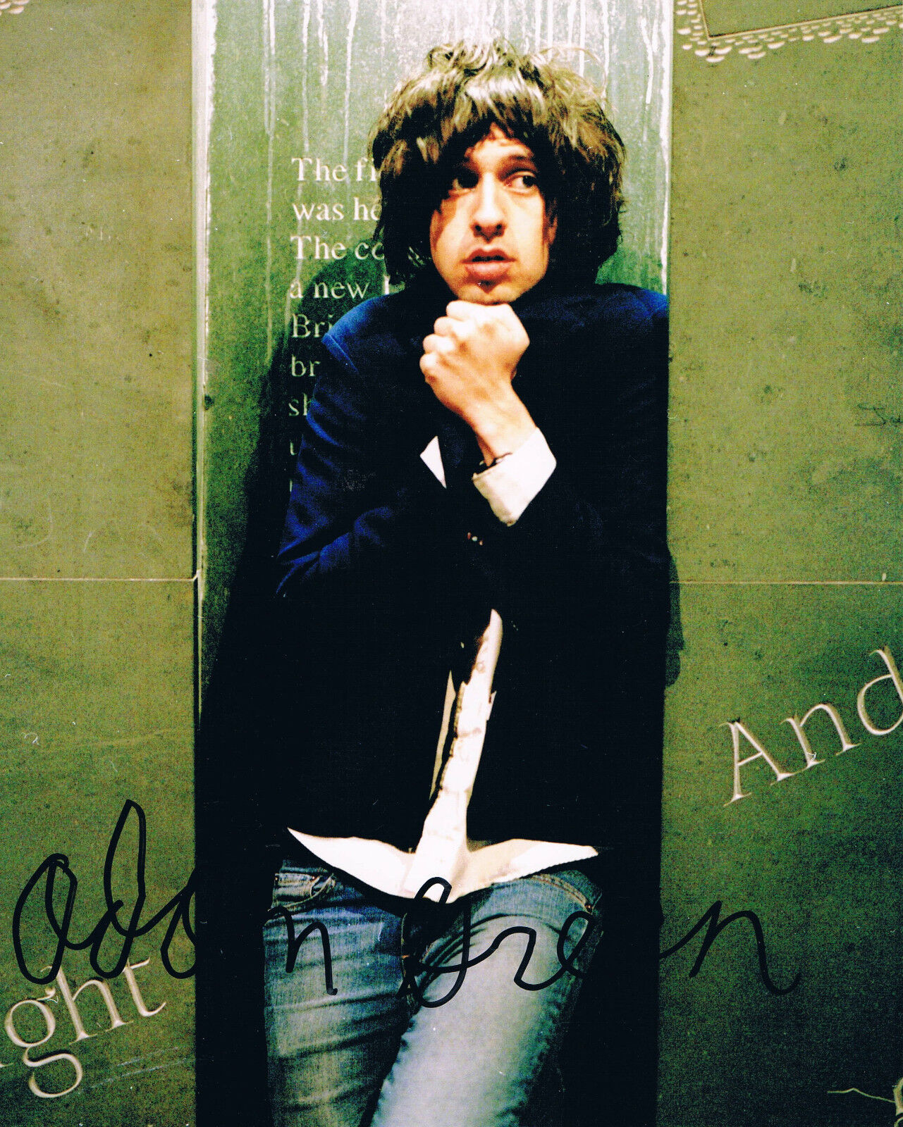 Adam Green 1981- genuine autograph Photo Poster painting 8x10