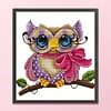 Owl - 14CT Stamped Cross Stitch 31*28cm/12.2*11.02in