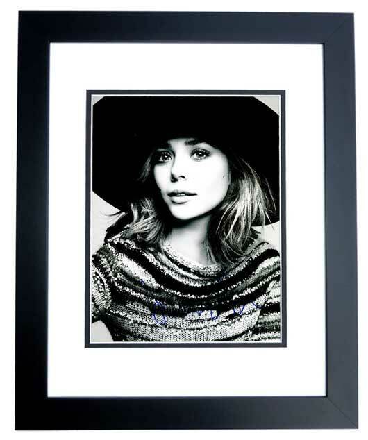 Elizabeth Olsen Signed - Autographed Sexy Actress 11x14 inch Photo Poster painting FRAMED