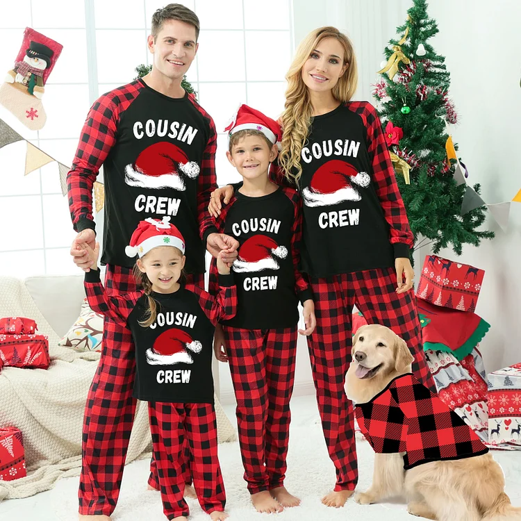 Cousin Crew Christmas Comfy Plaids Family Matching Pajamas Set