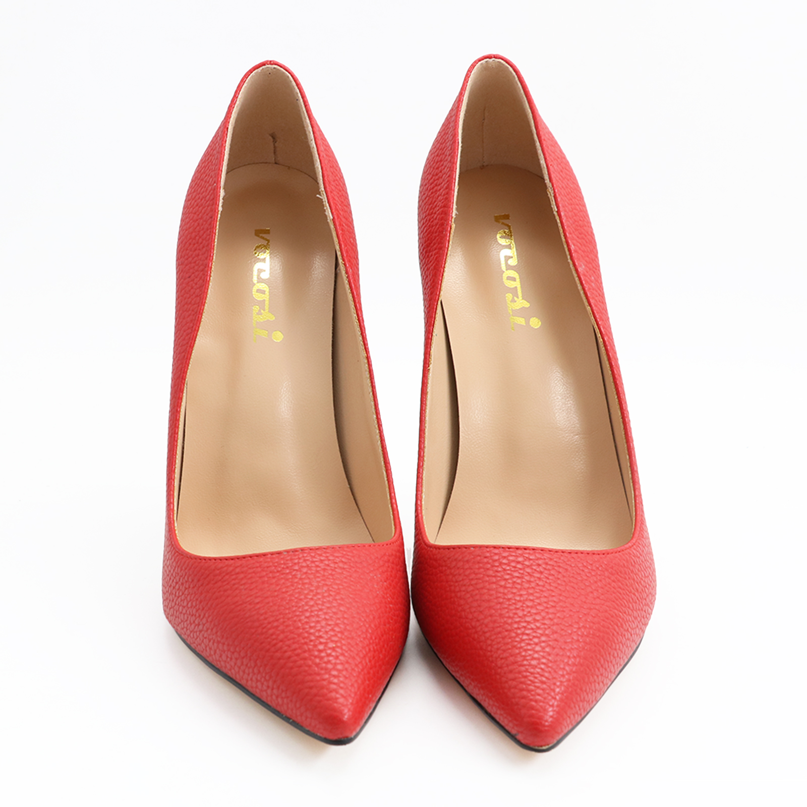 120mm Pattern Look Heels Party Red Line Pumps-vocosishoes