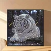 Tiger-Partial Special Shaped Diamond Painting 30*30CM
