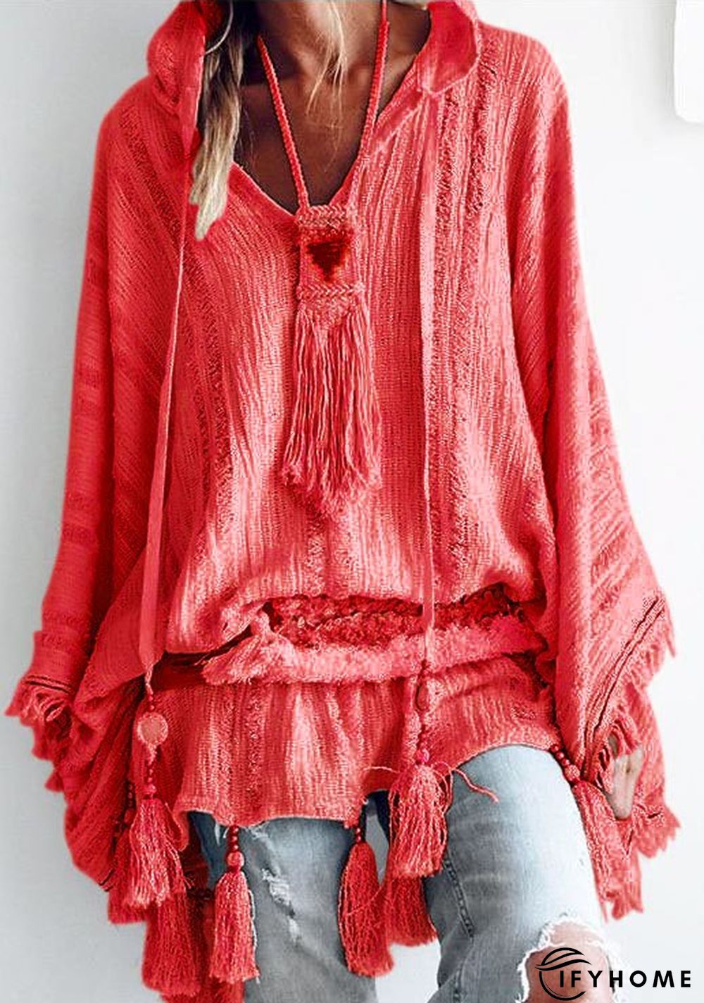 zolucky Long Sleeve Casual Cloak | IFYHOME