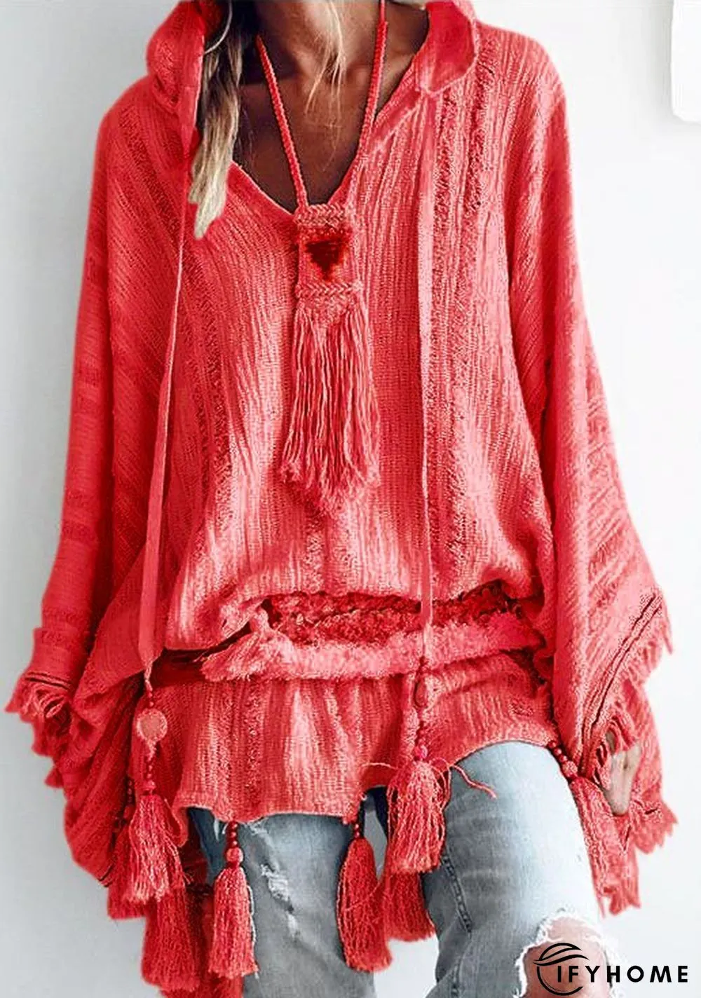 zolucky Long Sleeve Casual Cloak | IFYHOME