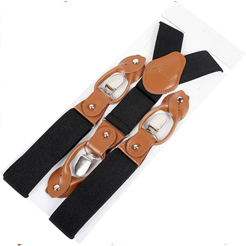 Retro Adjustable Stretch Suspenders-inspireuse