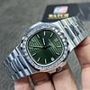 Patek Philippe Nautilus Stainless Steel with Green Dial and Diamond Bezel (40mm) Super Clone