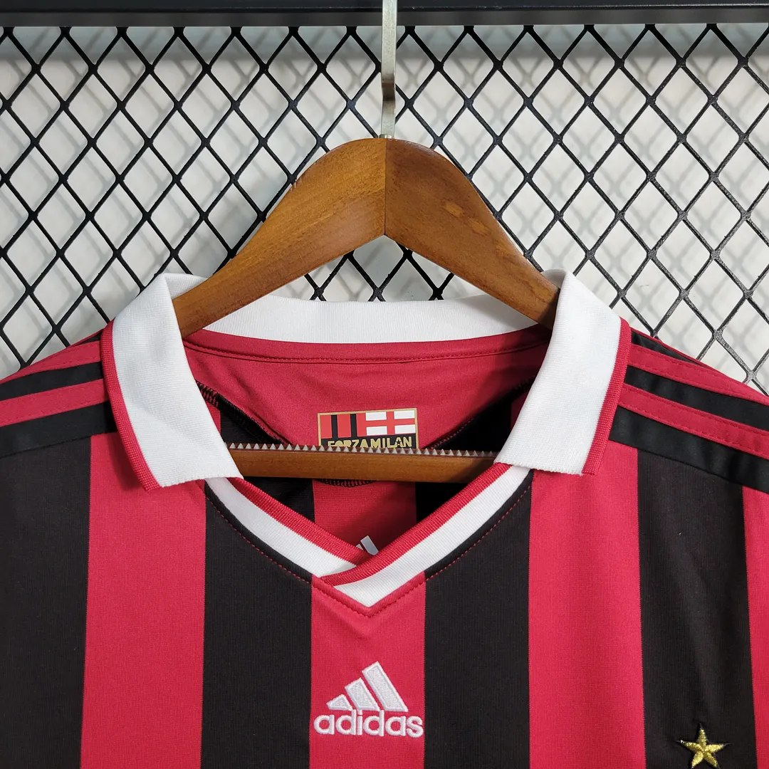 Retro 2009-2010 AC Milan Home Football Shirt Thai Quality