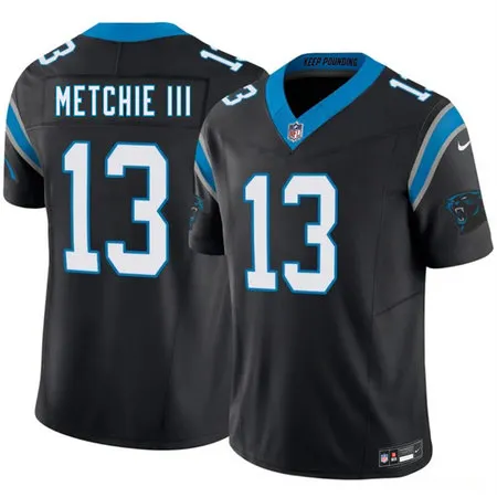 Youth Carolina Panthers #13 John Metchie III Black 2026 Vapor F.U.S.E. Limited Stitched Football Jersey