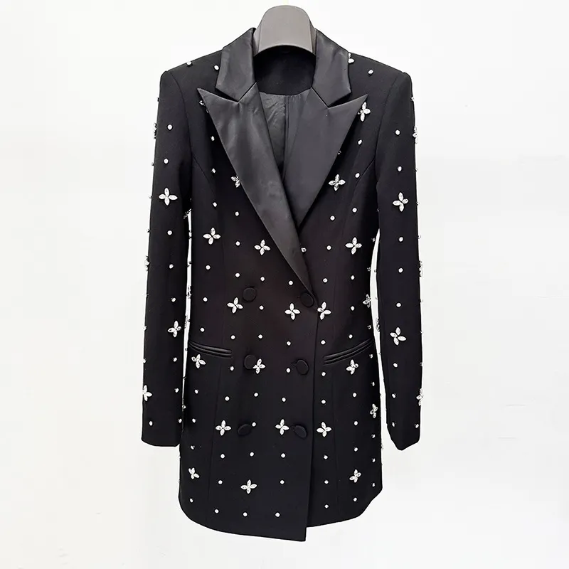 Nigikala Nigikala Star Fashion New Heavy Industry Nails And Diamond Suit Dress Body Short Dress