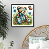 Diamond Painting -DIY Full Round Drill Lawn Bear(40*40 CM)