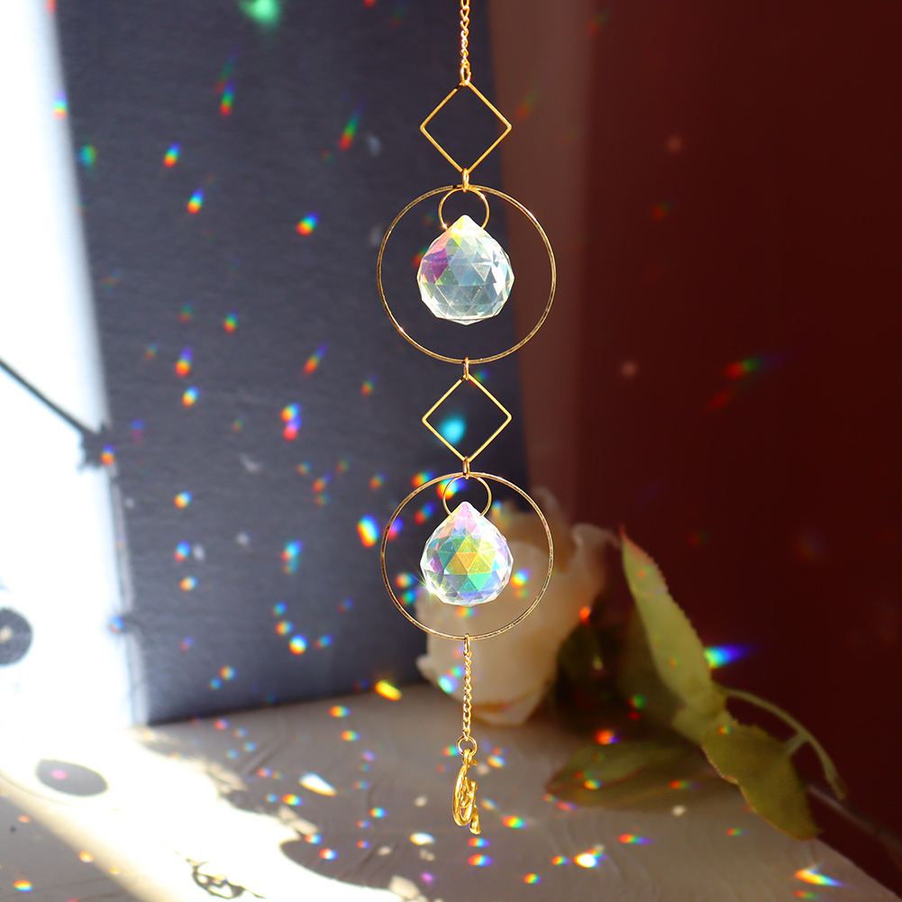 

Sun Moon - Art Crystal Suncatcher, 501 Original