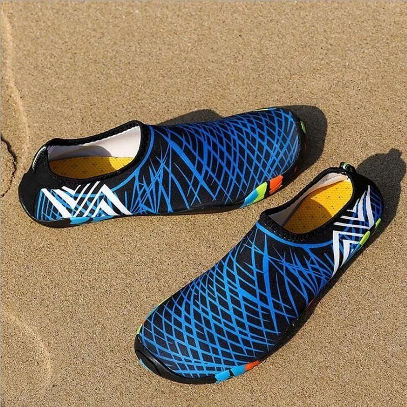 VEAMORS Men Women Light Water Shoes Outdoor Sport Beach Sneakers Slip-on 4 Styles Sneakers Unisex Swim Surf Wading Aqua Shoes