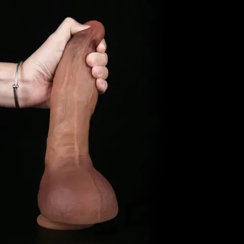 pornhint Pornhint 9"Huge-Realistic-Penis-Dildo-G-Spot-Massager-Silicone-Big-Dick-Sex-Toy-For-Women