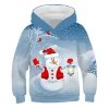 Kid Boy Girl Christmas Hoodies 3D Printed Long Sleeve Hoodies