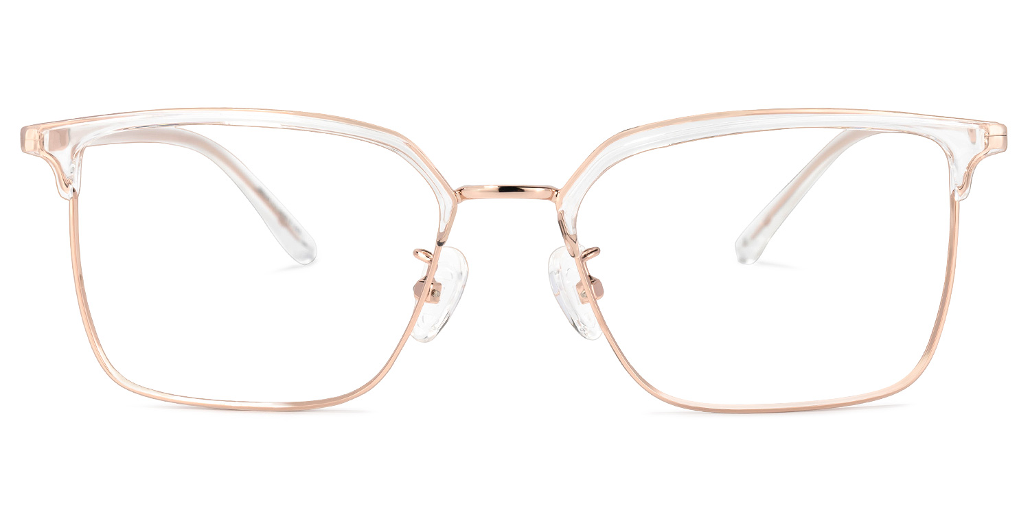 Gisela Rosa-Gold Rechteckig Brille Rosa-Gold