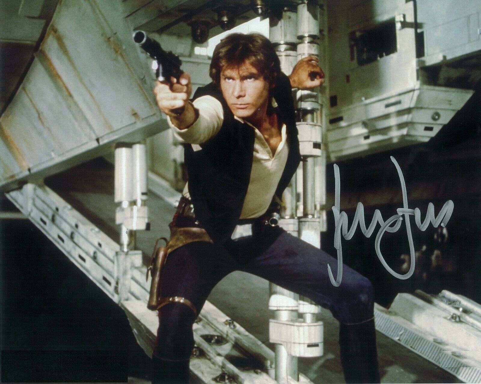 Harrison Ford Autographed Signed 8x10 Photo Poster painting ( Star Wars ) REPRINT