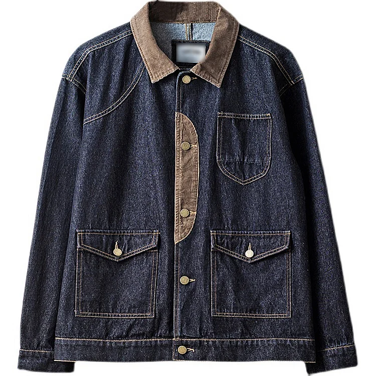 Vintage American Workwear Washed Denim Safari Jacket