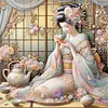Japanese Beauty-11CT Counted Cross Stitch 50*50cm/19.69*19.69in