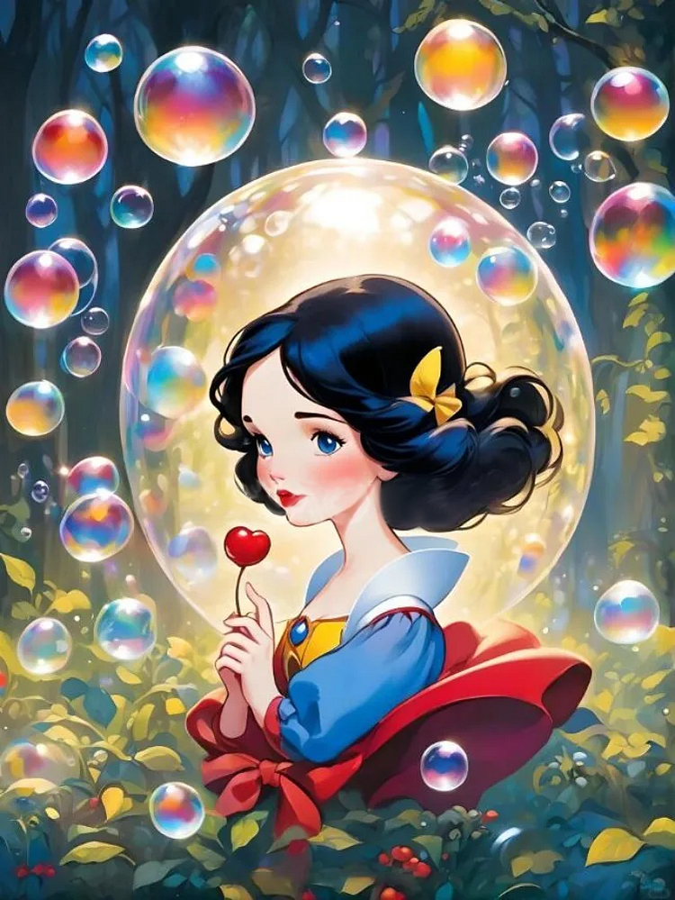 Disney Snow White 40*50CM (Canvas) Diamond Painting gbfke