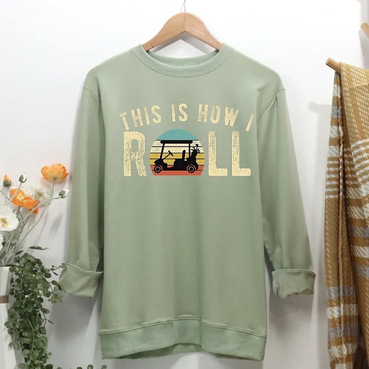 Golf Cart Women Casual Sweatshirt