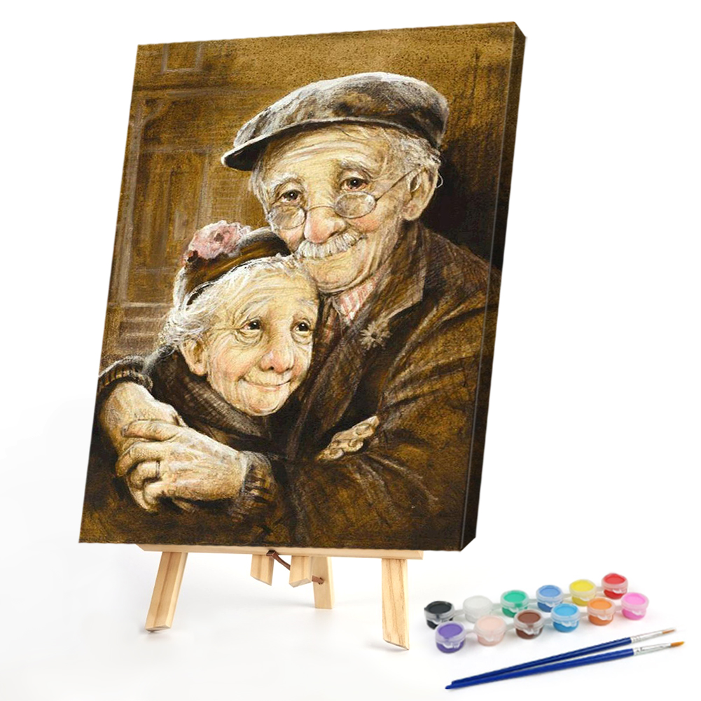 

40*50CM - Paint By Numbers - Elder Coupe, 501 Original
