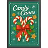Candy Canes-11CT Stamped Cross Stitch 40*60cm (Big Size)