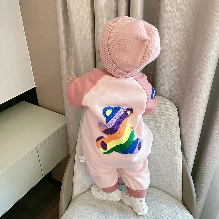 カートゥーン 出かけ 新生児 赤ちゃん 女の子 男の子 プレゼント ロンパース