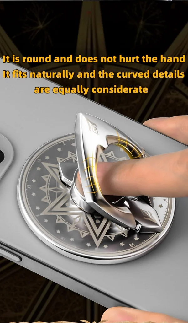 360&deg; Rotating Ring Buckle Cool Fidget Gyroscope Magnetic Bracket