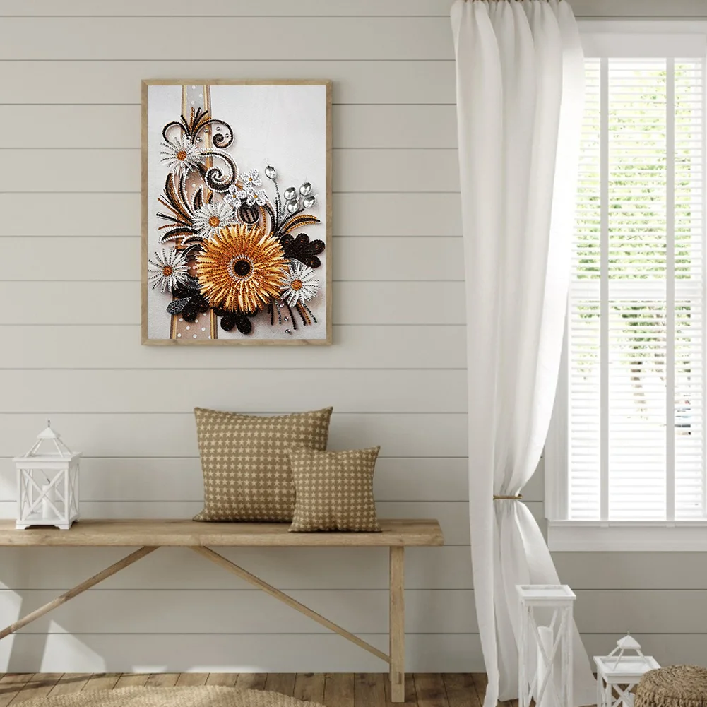 Diamond Painting - Special Shaped Drill - Flower(30*40cm)