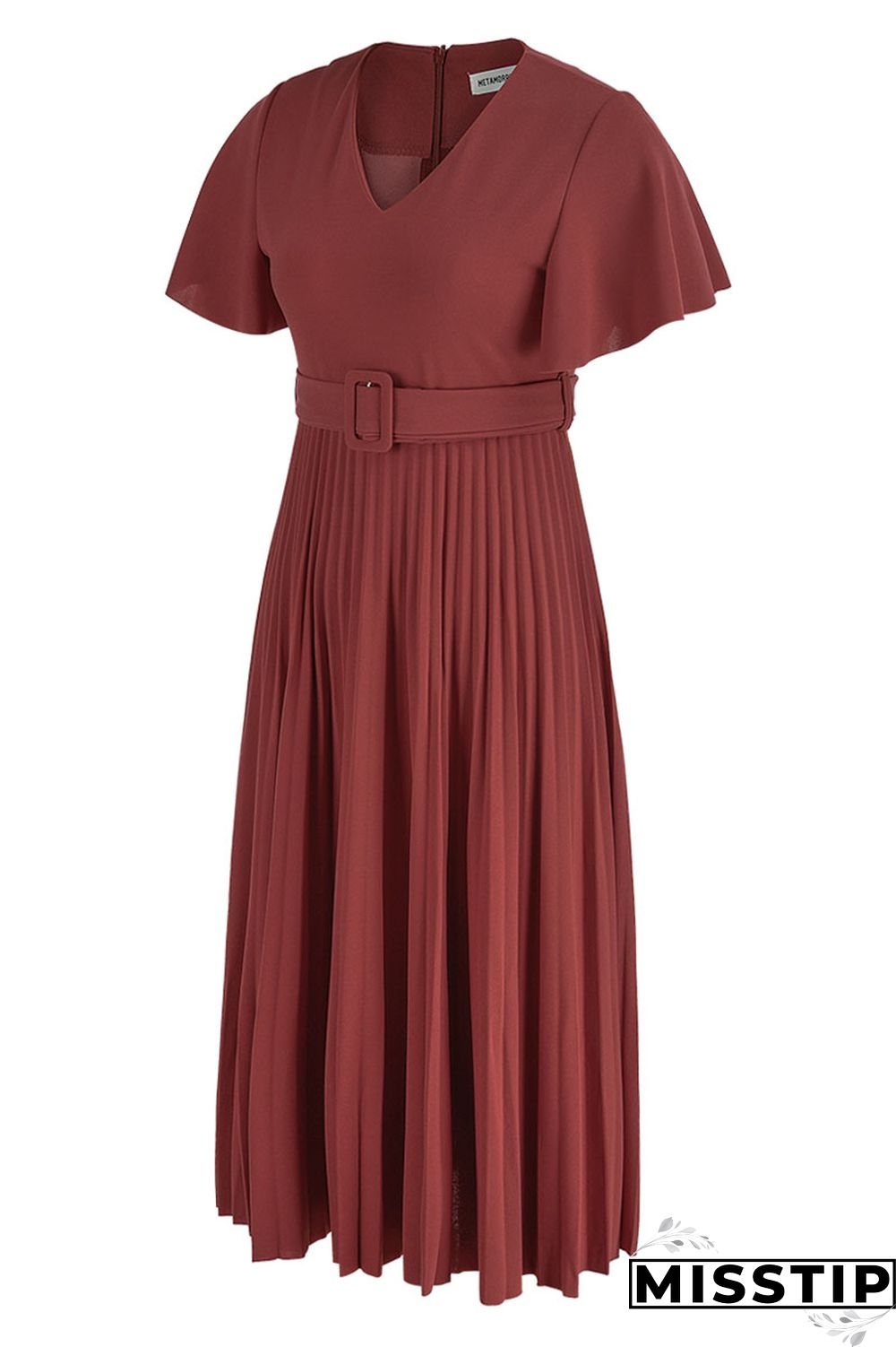 Black Casual Elegant Solid Patchwork Fold O Neck A Line Dresses